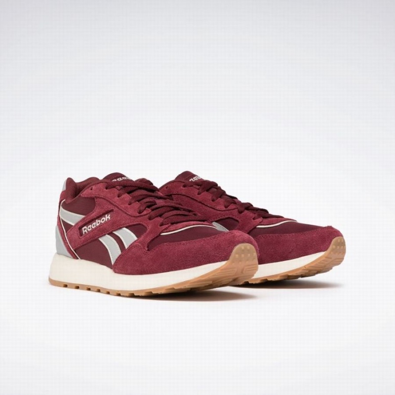 Reebok Gl 1000 Men's Lifestyle Shoes Burgundy White Grey | DHG4655CQ