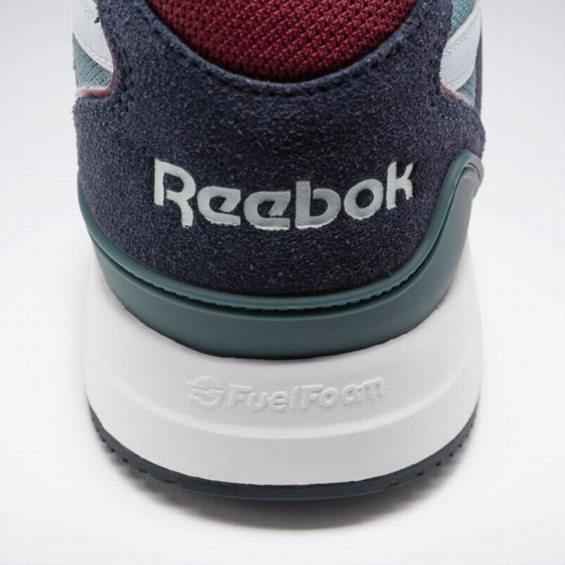 Reebok Gl 1000 Men's Lifestyle Shoes Navy Blue Burgundy | OFK8050GP