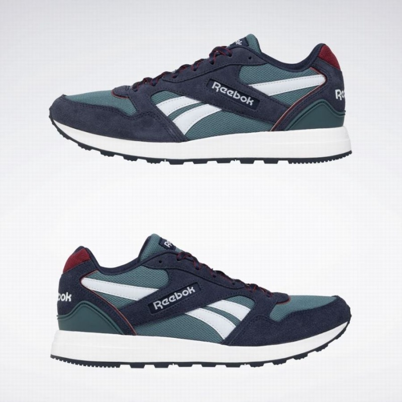 Reebok Gl 1000 Men's Lifestyle Shoes Navy Blue Burgundy | OFK8050GP