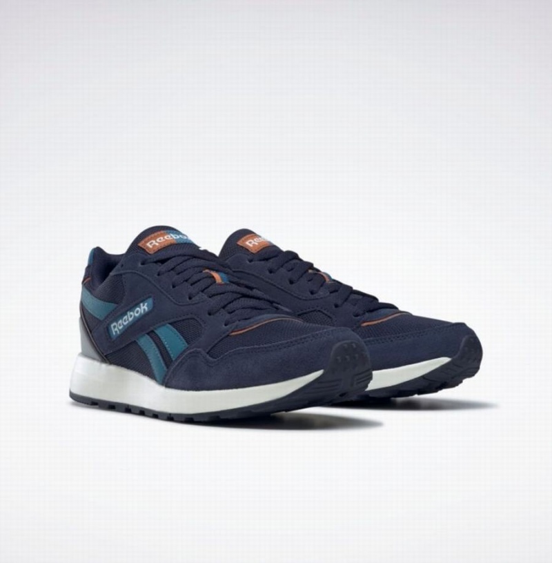 Reebok Gl 1000 Men's Lifestyle Shoes Navy Grey | HME3732MM