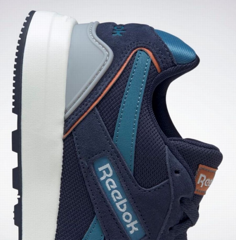 Reebok Gl 1000 Men's Lifestyle Shoes Navy Grey | HME3732MM