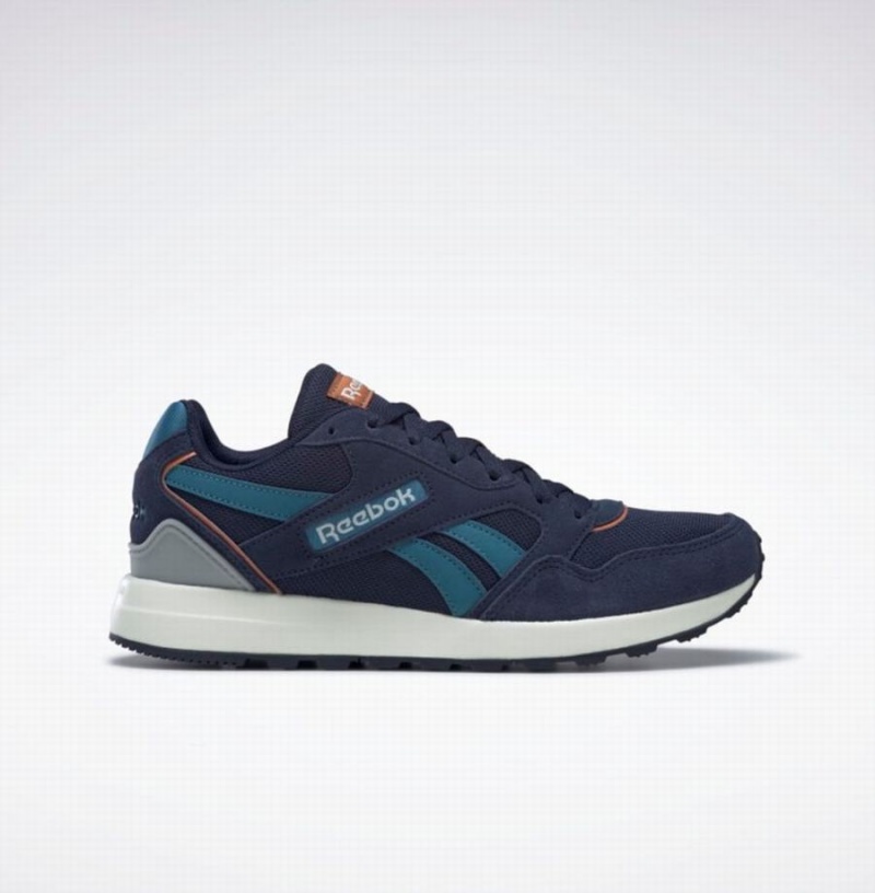 Reebok Gl 1000 Men\'s Lifestyle Shoes Navy Grey | HME3732MM