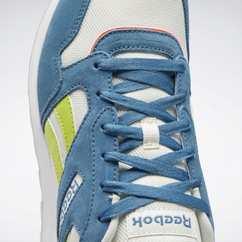 Reebok Gl 1000 Women's Lifestyle Shoes Blue Orange Green White | RWQ9187MN