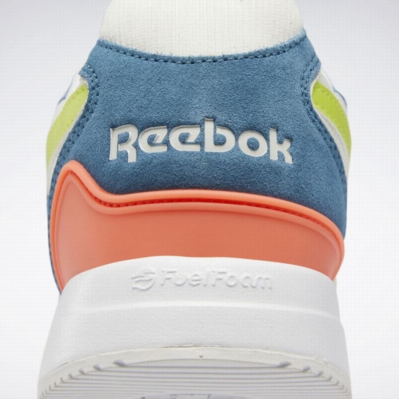 Reebok Gl 1000 Women's Lifestyle Shoes Blue Orange Green White | RWQ9187MN