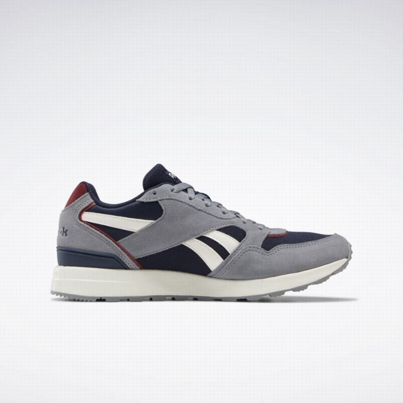 Reebok Gl 1000 Women's Lifestyle Shoes Navy Burgundy Grey | KMT945RO