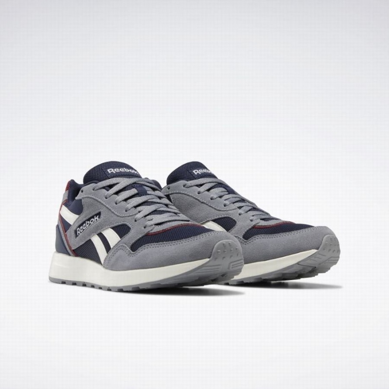 Reebok Gl 1000 Women's Lifestyle Shoes Navy Burgundy Grey | KMT945RO