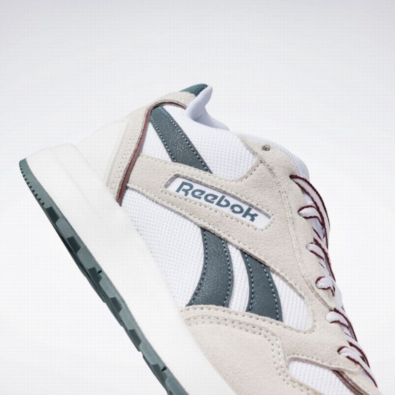 Reebok Gl 1000 Women's Lifestyle Shoes White Blue Burgundy | TCP5267MZ