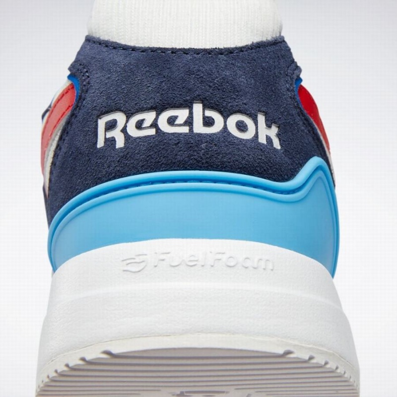 Reebok Gl 1000 Women's Lifestyle Shoes White Navy Light Turquoise | WMV718UE