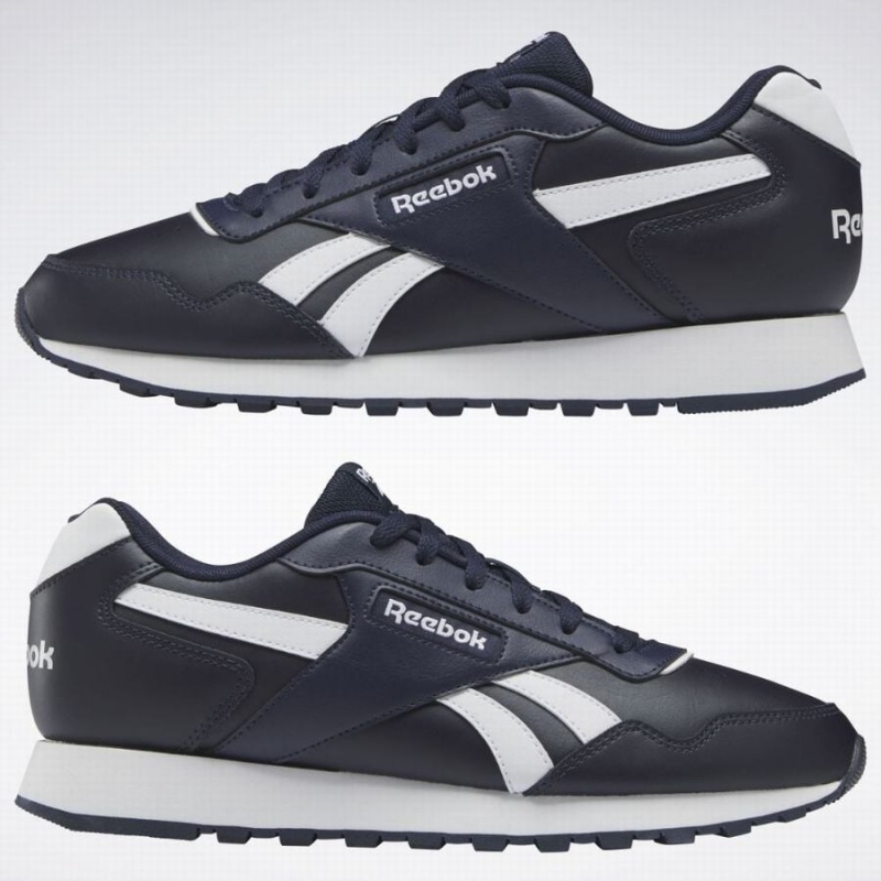 Reebok Glide Men's Lifestyle Shoes Navy White | HVH5931ST