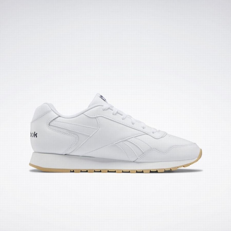 Reebok Glide Men's Lifestyle Shoes White Navy | FGG217NX