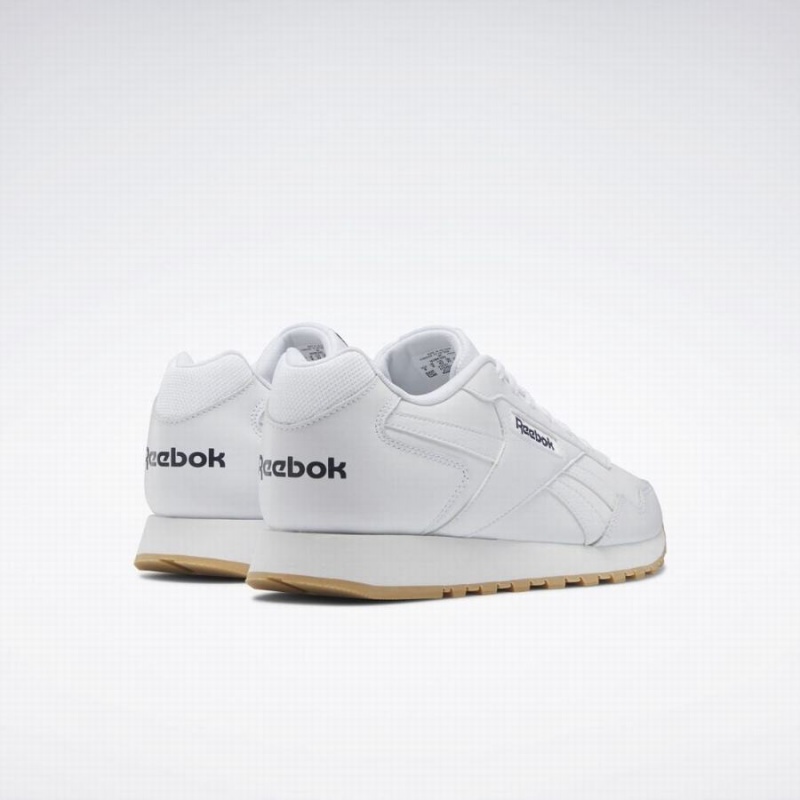 Reebok Glide Men's Lifestyle Shoes White Navy | FGG217NX