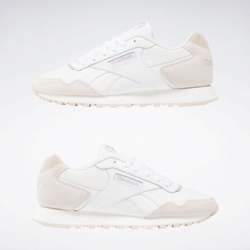 Reebok Glide Men's Lifestyle Shoes White | FXU584IP