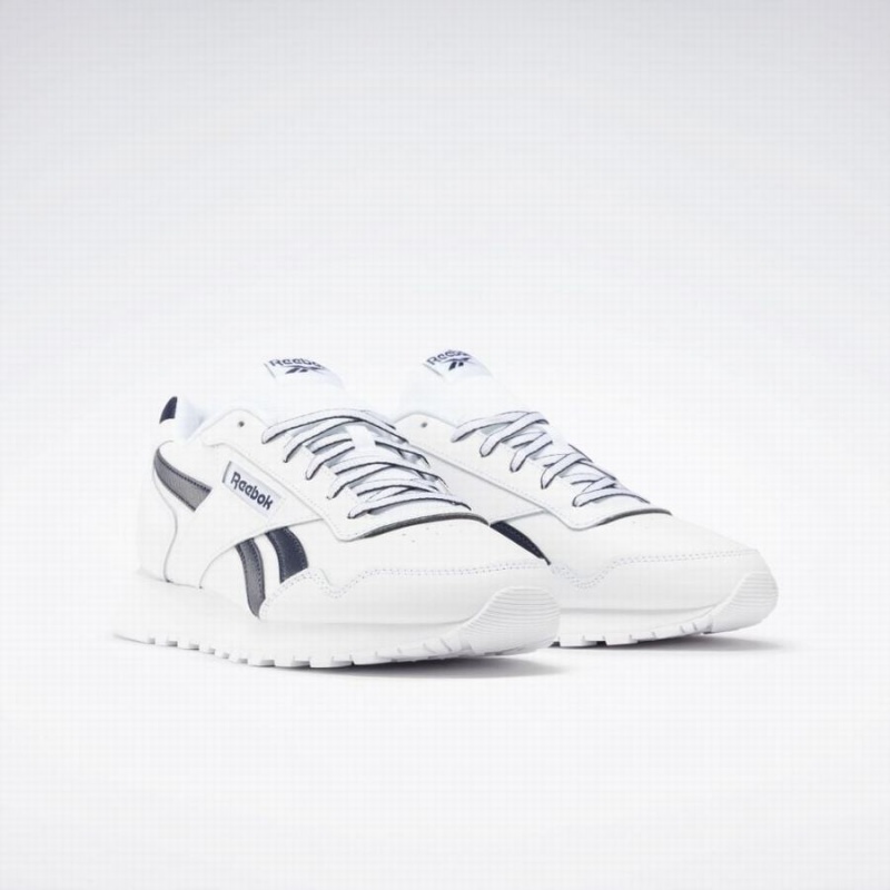 Reebok Glide Men's Lifestyle Shoes White Navy | AJK844AH