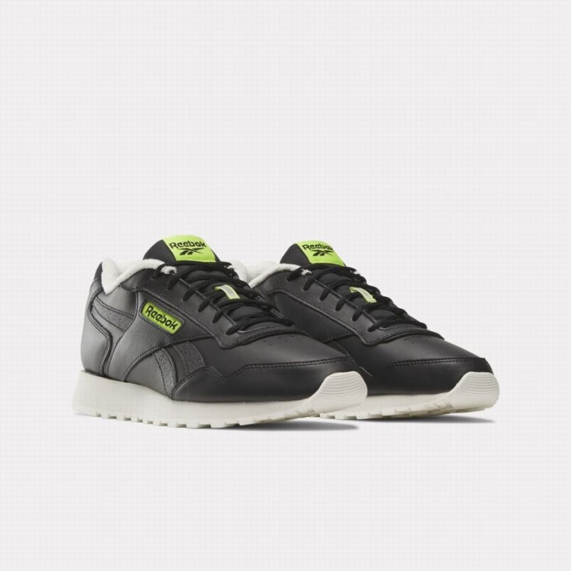 Reebok Glide Men's Running Shoes Black Light Green | NJT8682HA