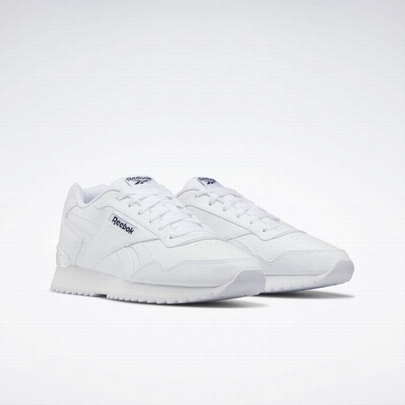 Reebok Glide Ripple Clip Men's Lifestyle Shoes White Navy | GFV6816AT