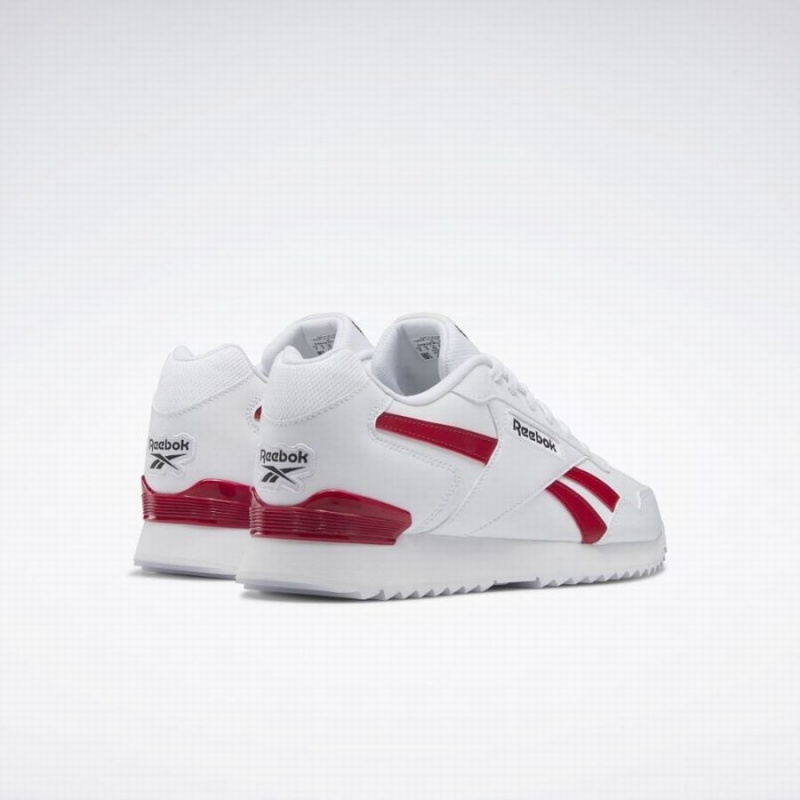 Reebok Glide Ripple Clip Men's Lifestyle Shoes White Red Black | SWP8141JN