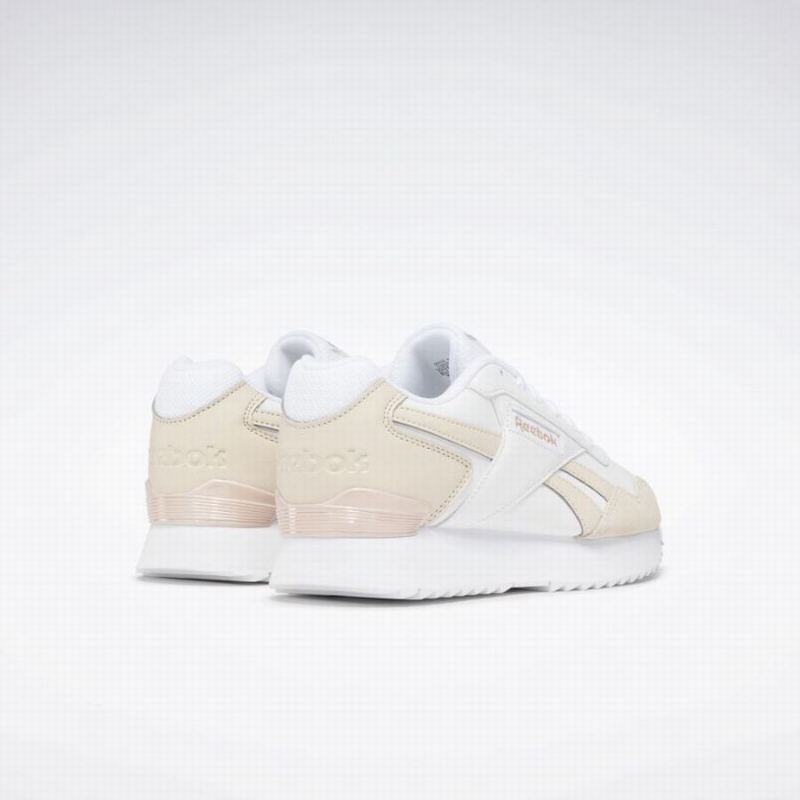 Reebok Glide Ripple Clip Women's Lifestyle Shoes White Beige | MVT9370EH