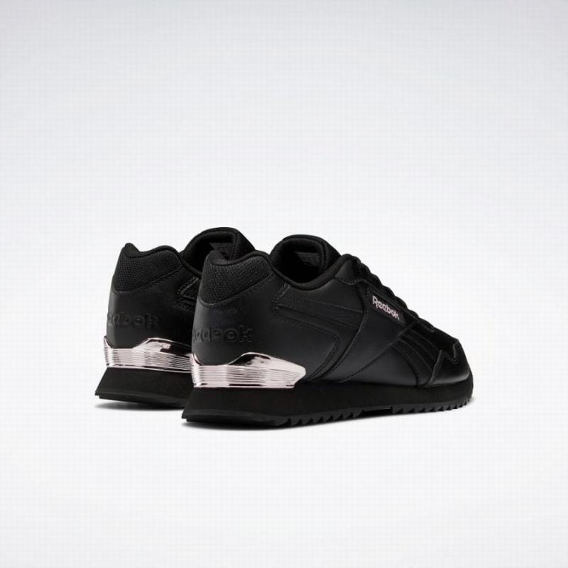 Reebok Glide Ripple Clip Women's Lifestyle Shoes Black Rose Gold | RFS8679VM