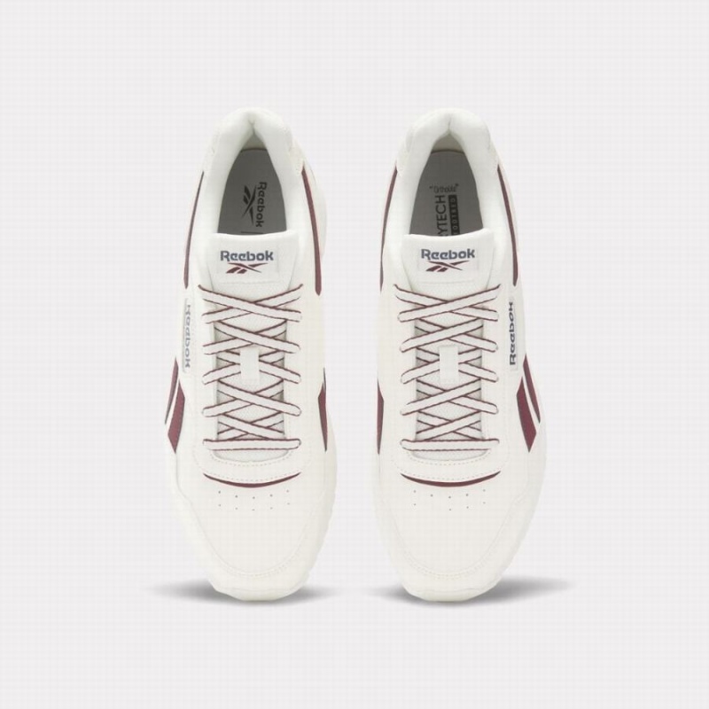 Reebok Glide Ripple Clip Women's Lifestyle Shoes White Burgundy Blue | YIN109SB