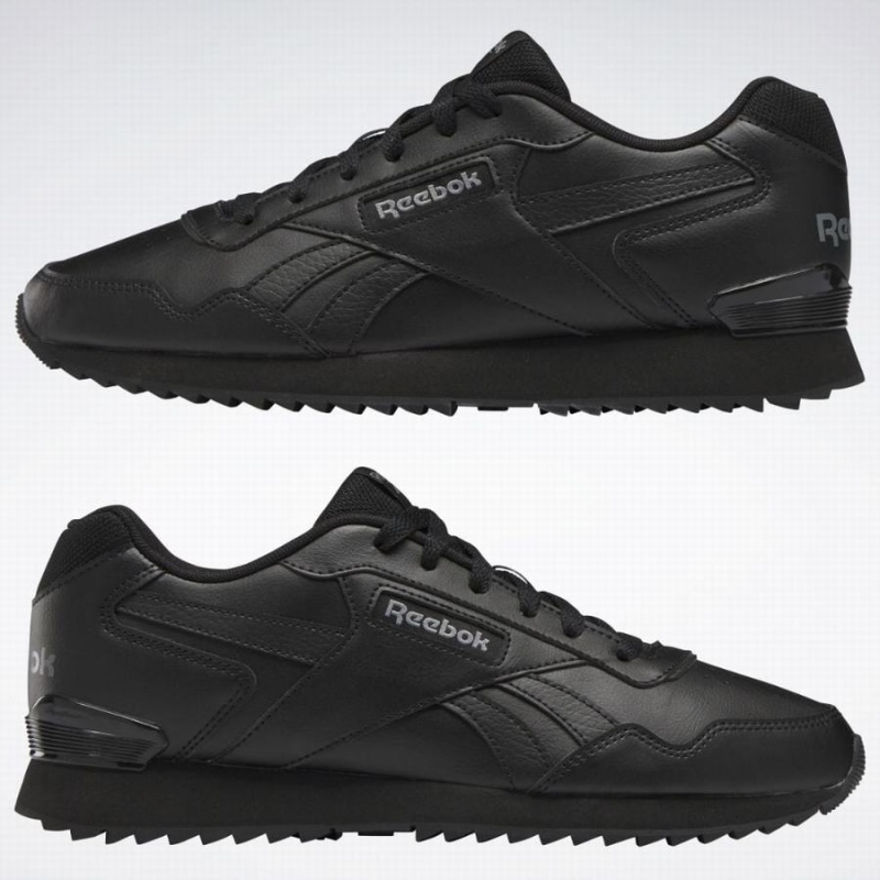 Reebok Glide Ripple Clip Women's Lifestyle Shoes Black Grey | LNL828IK