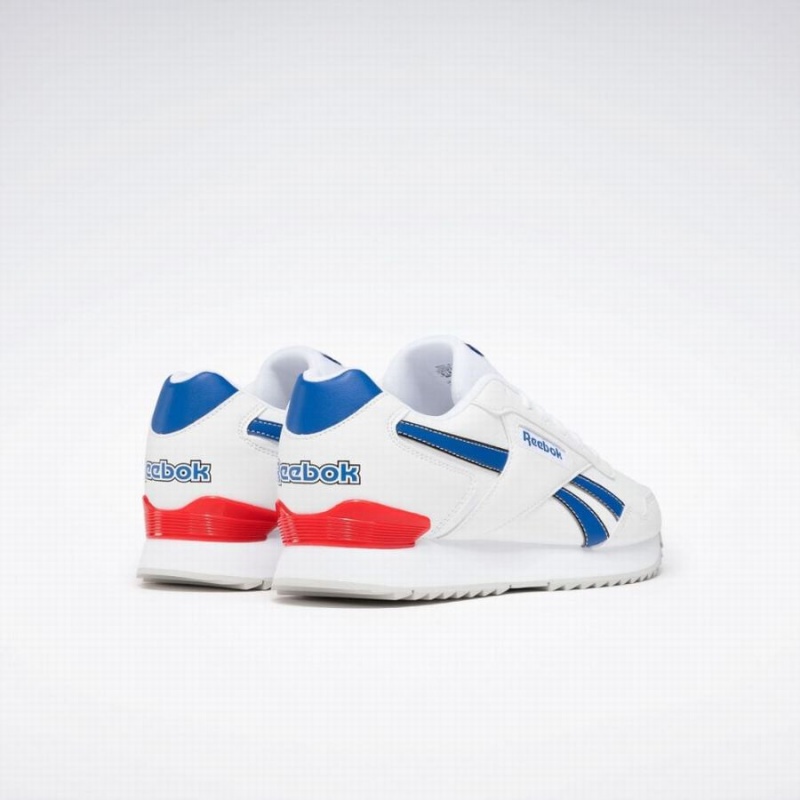 Reebok Glide Ripple Clip Women's Lifestyle Shoes White Blue Red | EAF9286LU