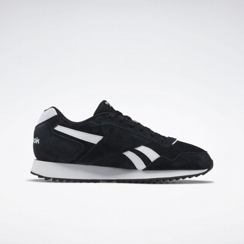 Reebok Glide Ripple Men's Lifestyle Shoes Black White | IPX801MD