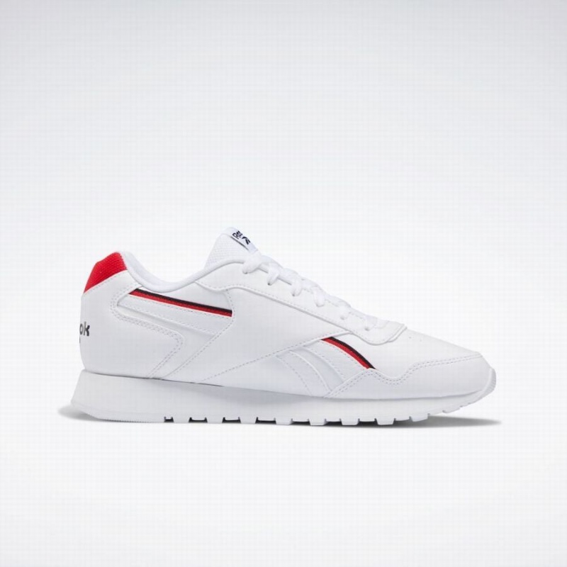 Reebok Glide Vegan Men's Lifestyle Shoes White Black Red | WVT1849UB