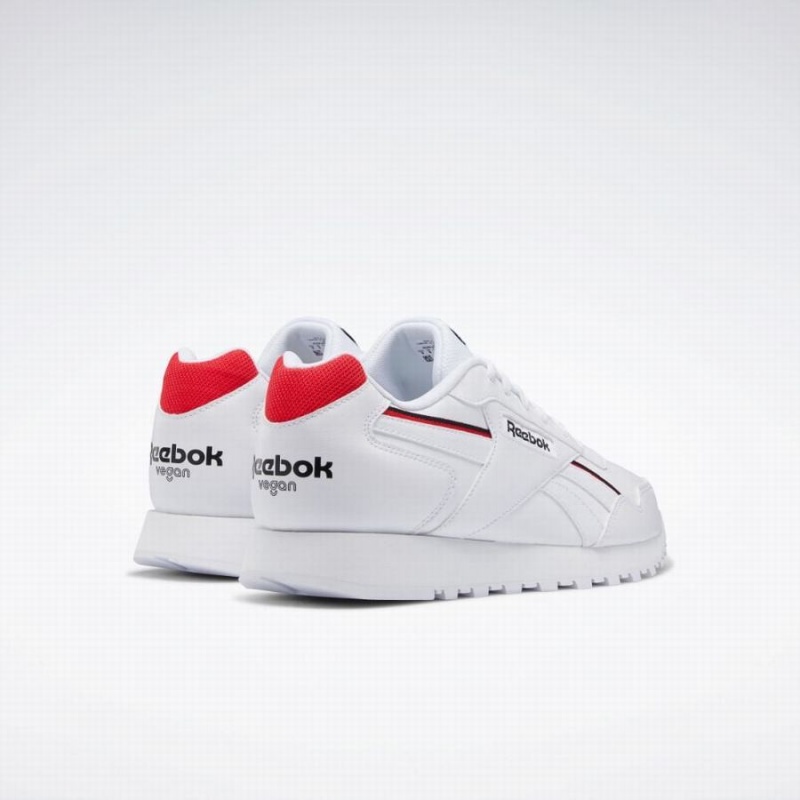 Reebok Glide Vegan Men's Lifestyle Shoes White Black Red | WVT1849UB