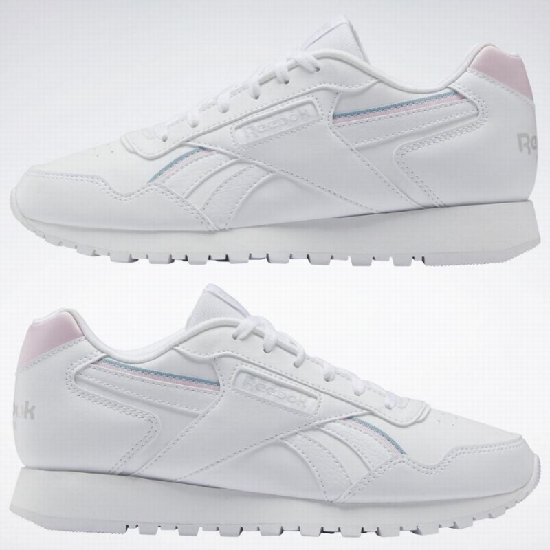 Reebok Glide Vegan Women's Lifestyle Shoes White Pink Blue | KGK972OB