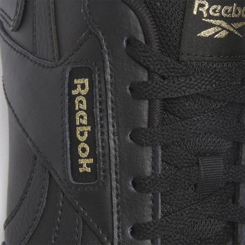 Reebok Glide Women's Lifestyle Shoes Black White Gold Metal | IHF9539WV