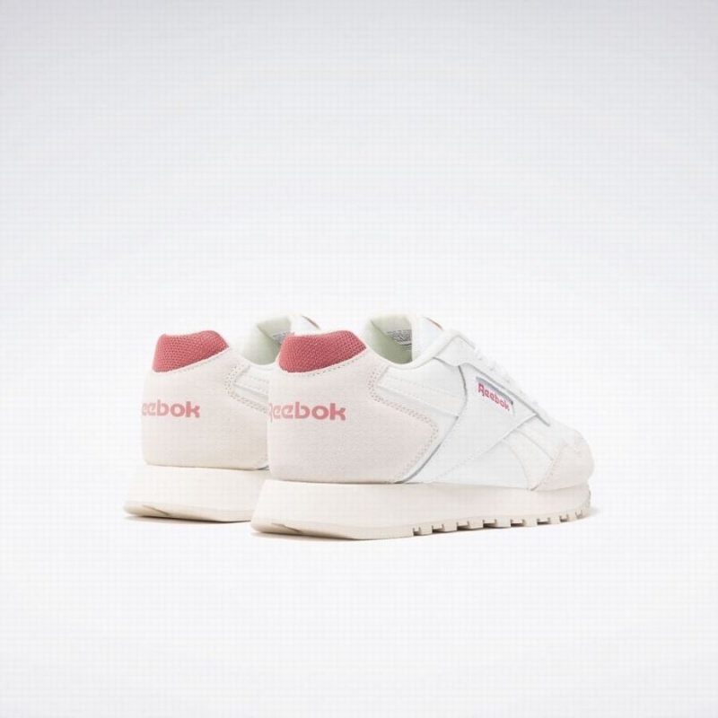 Reebok Glide Women's Lifestyle Shoes White Pink | OCJ6210MX