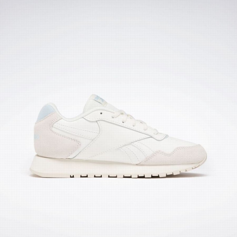 Reebok Glide Women's Lifestyle Shoes White Blue | GGD1772CZ