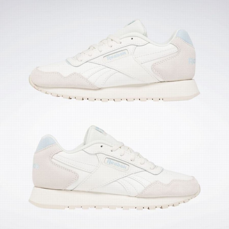 Reebok Glide Women's Lifestyle Shoes White Blue | GGD1772CZ