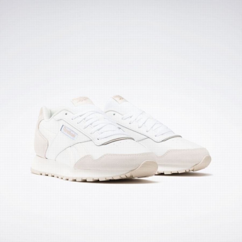 Reebok Glide Women's Lifestyle Shoes White Pink | UAR1662SQ