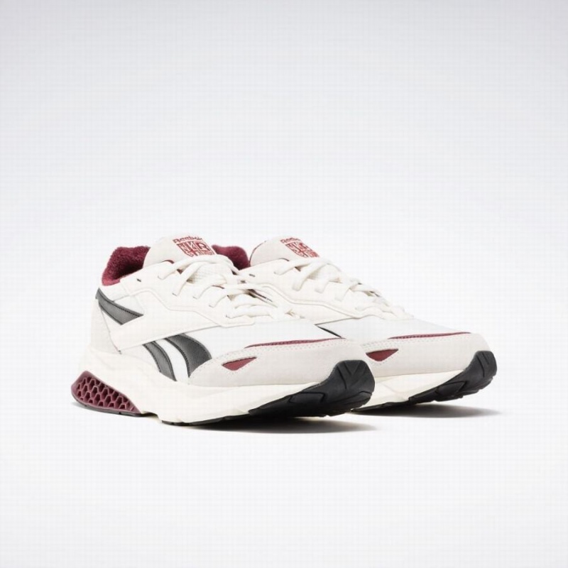 Reebok Hexalite Legacy 1.5 Men's Lifestyle Shoes White Burgundy Black | POS9019WE