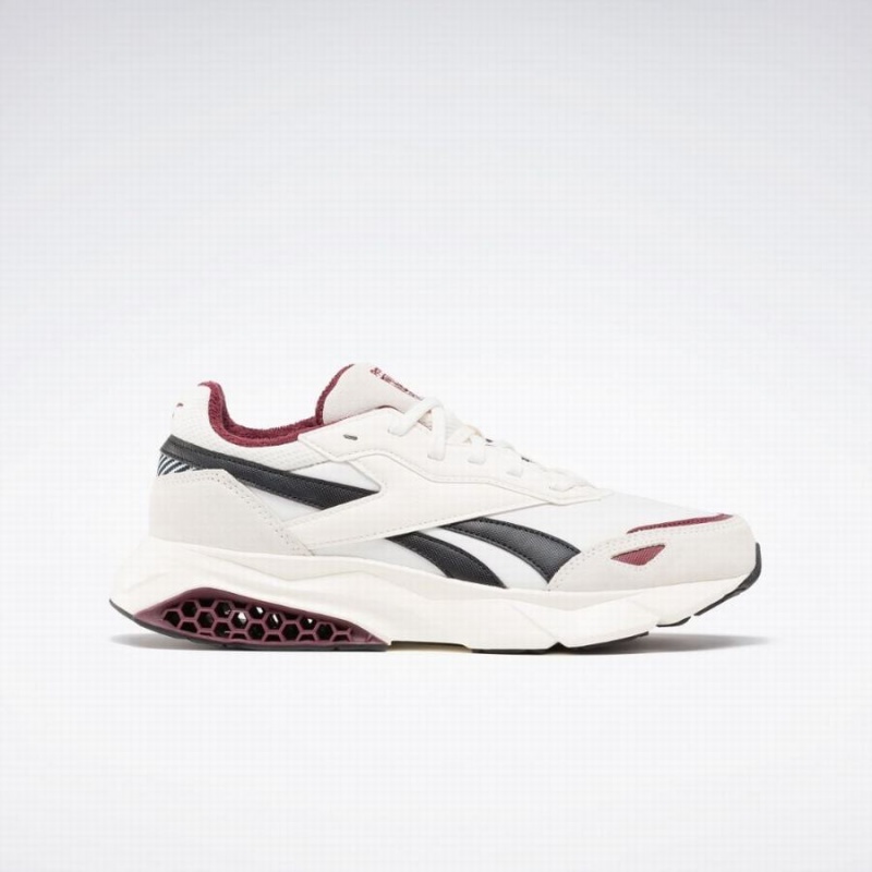 Reebok Hexalite Legacy 1.5 Men\'s Lifestyle Shoes White Burgundy Black | POS9019WE