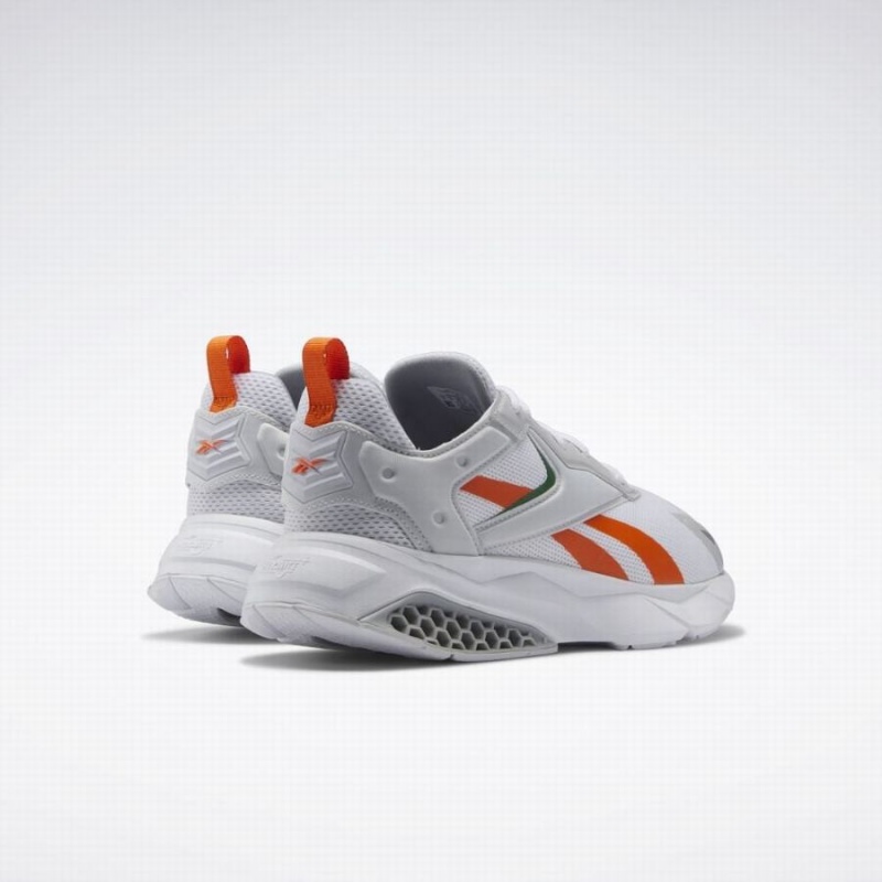 Reebok Hexalite Legacy Men's Lifestyle Shoes White Grey Orange | OZC2139IB