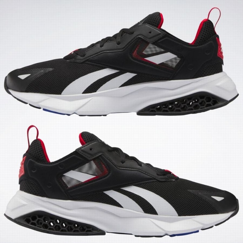 Reebok Hexalite Legacy Women's Lifestyle Shoes Black White Red | JMX6435SO