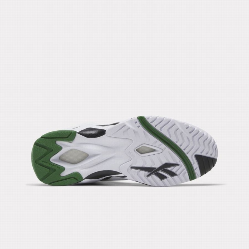 Reebok Hurrikaze Ii Men's Basketball Shoes White Black Green | VIO8787KU