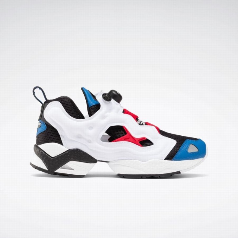 Reebok Instapump Fury 95 Men\'s Lifestyle Shoes Black White Blue | TGH5378LY