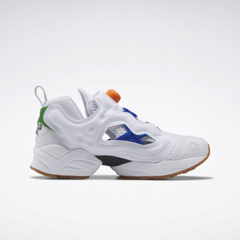 Reebok Instapump Fury 95 Men's Lifestyle Shoes White Blue Orange | HOQ8866PT