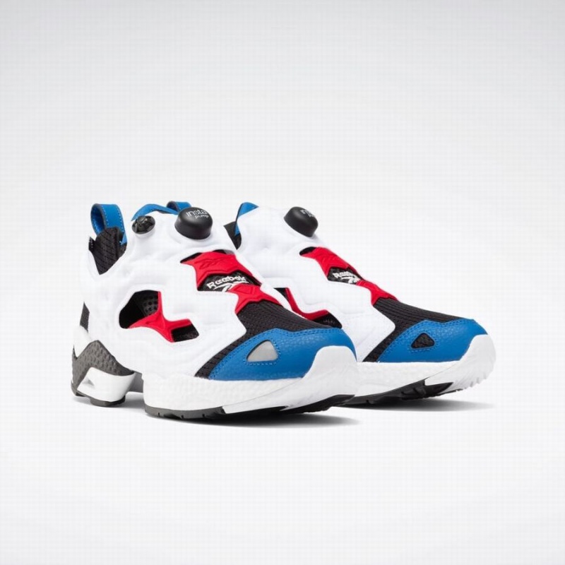 Reebok Instapump Fury 95 Women's Lifestyle Shoes Black White Blue | PQW6651KM