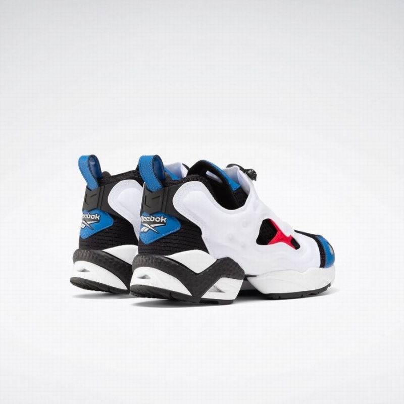 Reebok Instapump Fury 95 Women's Lifestyle Shoes Black White Blue | PQW6651KM