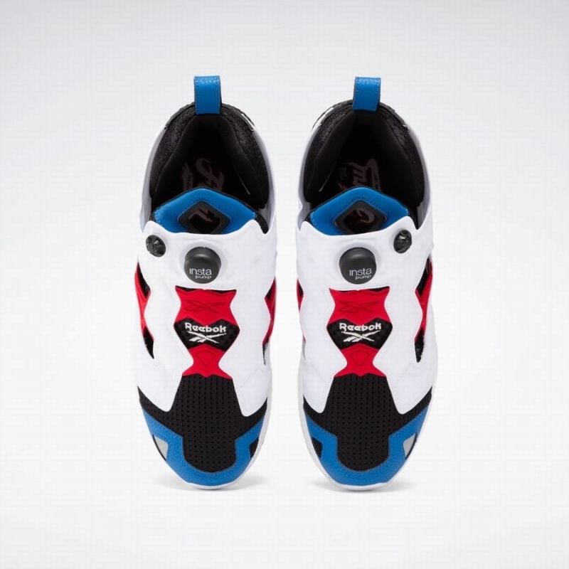 Reebok Instapump Fury 95 Women's Lifestyle Shoes Black White Blue | PQW6651KM