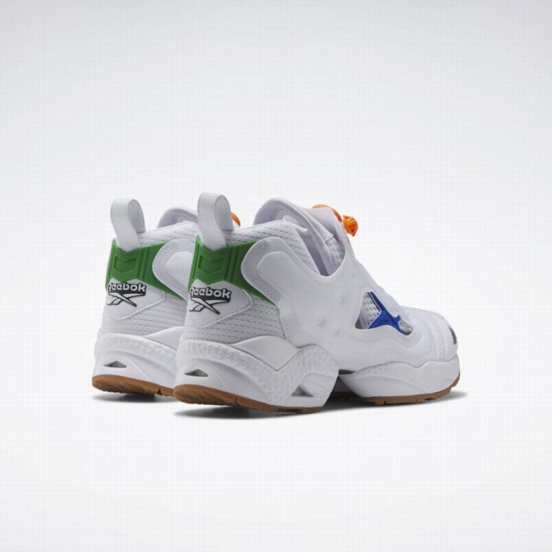 Reebok Instapump Fury 95 Women's Lifestyle Shoes White Blue Green | BVH1941TT