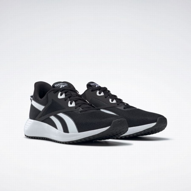 Reebok Lite Plus 3 Men's Running Shoes Black White | KSI6077FL