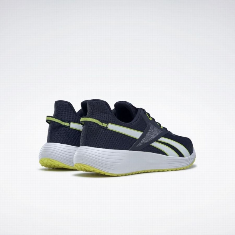 Reebok Lite Plus 3 Men's Running Shoes Navy White Yellow | OQN7381VU