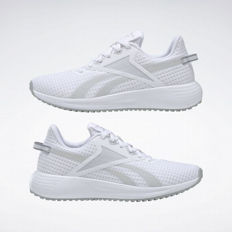 Reebok Lite Plus 3 Women's Running Shoes White Silver Metal Grey | SLZ8951VY