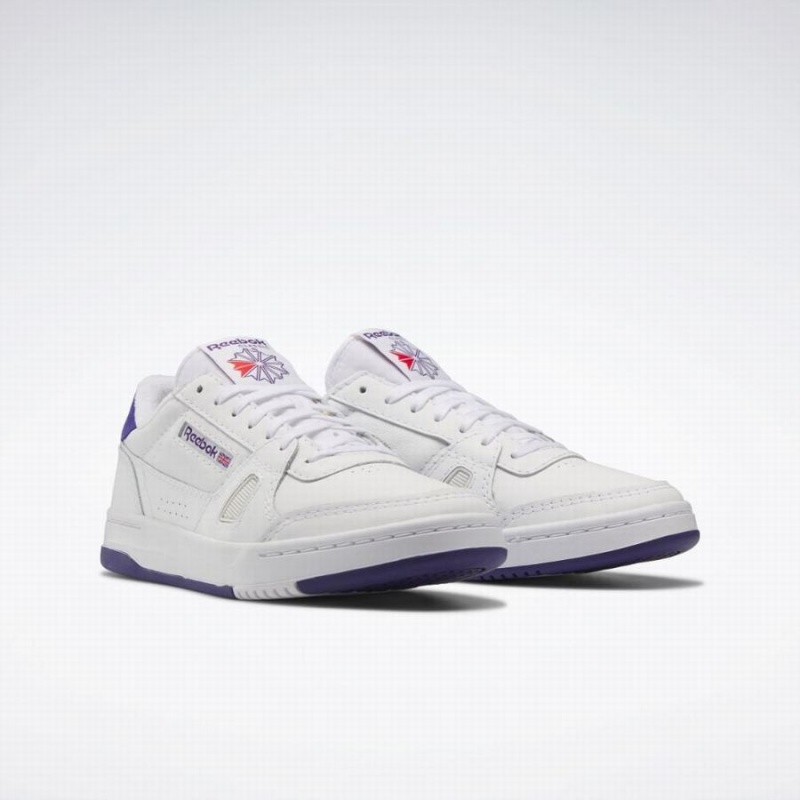 Reebok Lt Court Men's Running Shoes White Purple | XTT1757IC