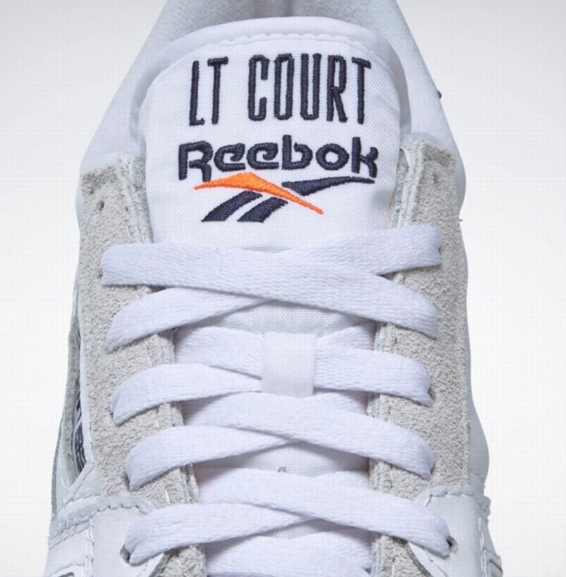 Reebok Lt Court Men's Running Shoes White Navy | PZH4391SX